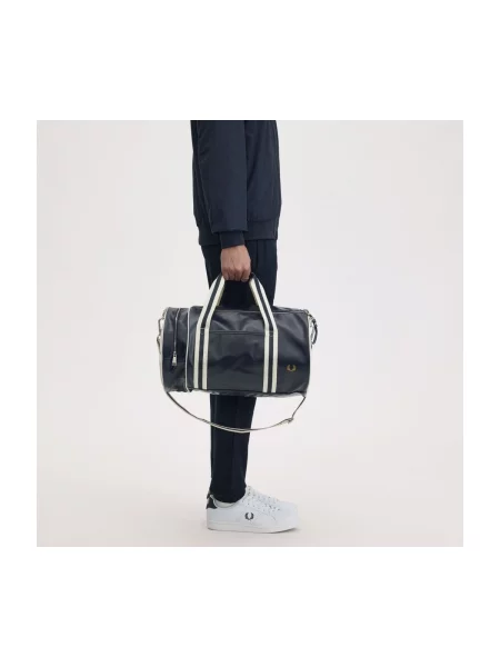 Klasická taška Fred Perry modrá