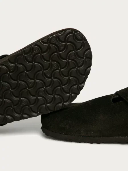 Замшевые шлепанцы Birkenstock