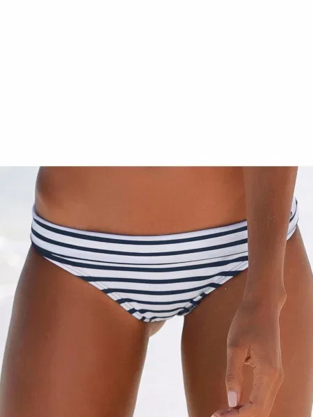VENICE BEACH Bikini hlačke Summer mornarska bela