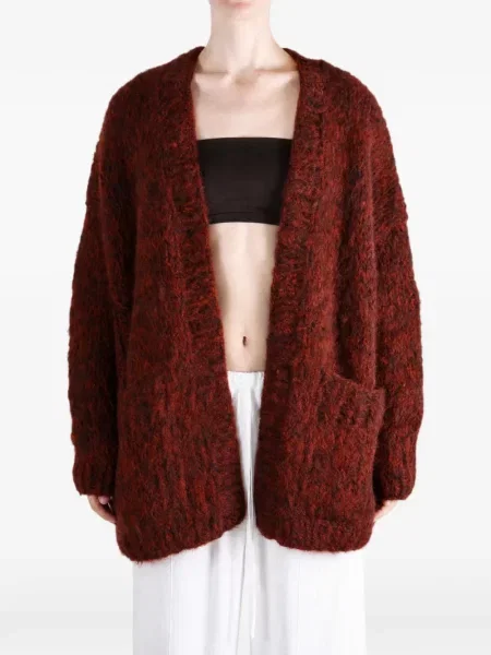 Cardigan Casey Casey tricotate maro