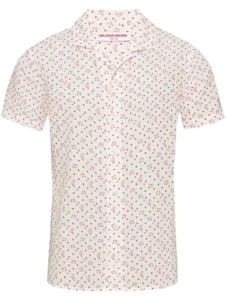 Риза Orlebar Brown бяло
