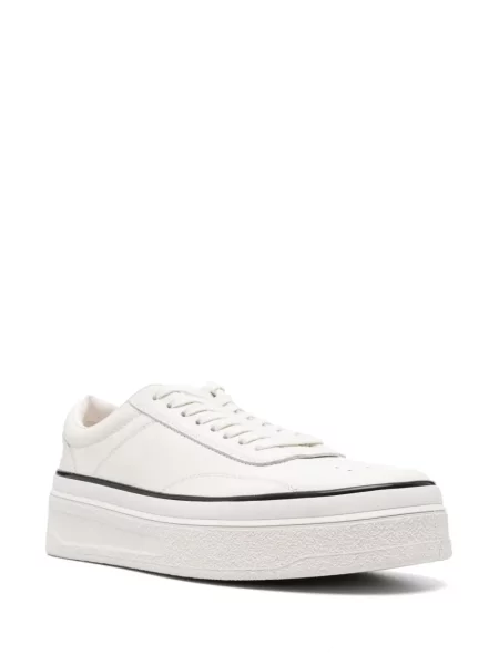 Sneakersy Jil Sander skórzane białe