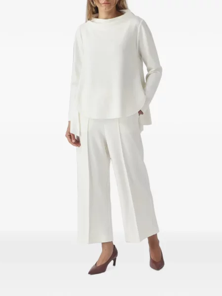 Decupat pantaloni Meimeij alb