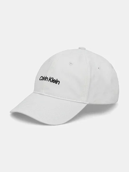 Calvin Klein baseballová čepice bílá