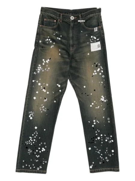 Blugi Maison Mihara Yasuhiro de cristal albastru