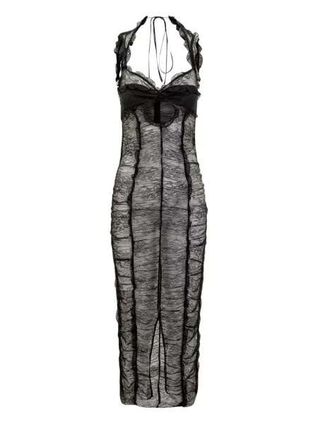 Rochie midi De La Vali până la genunchi de costum negru