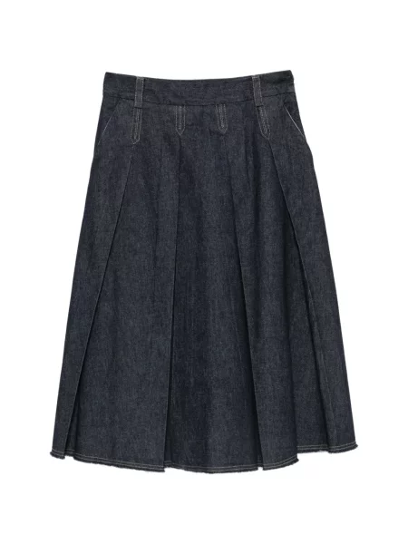 Fustă din denim Tela albastru