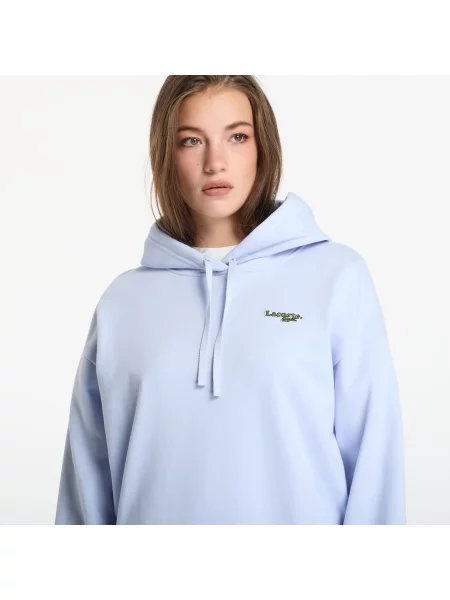 Lacoste Hanorac cu glugă pentru femei cu albastru