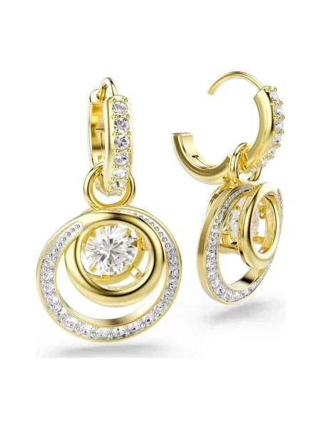 Kolczyki Swarovski żółte