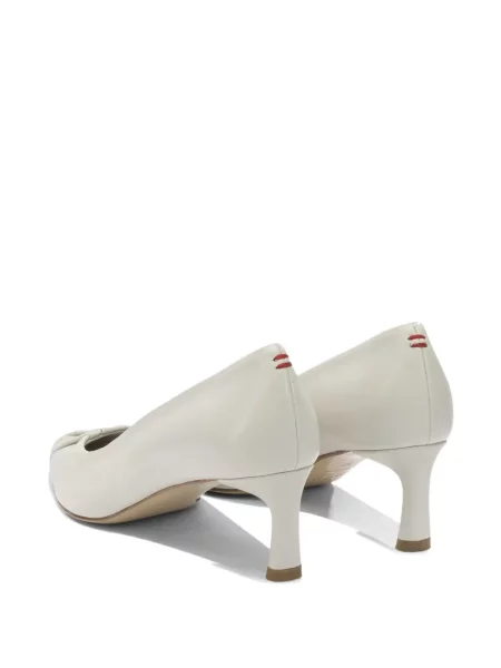 Pantofi cu toc Halmanera alb