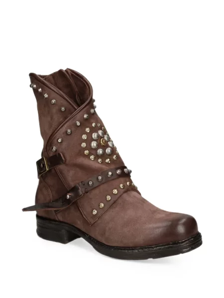 Botine A.s.98 din piele maro