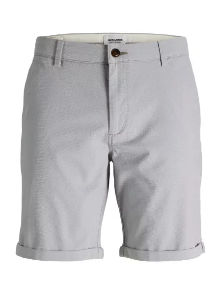 JACK & JONES Chino hlače JPSTFURY svetlo siva bela