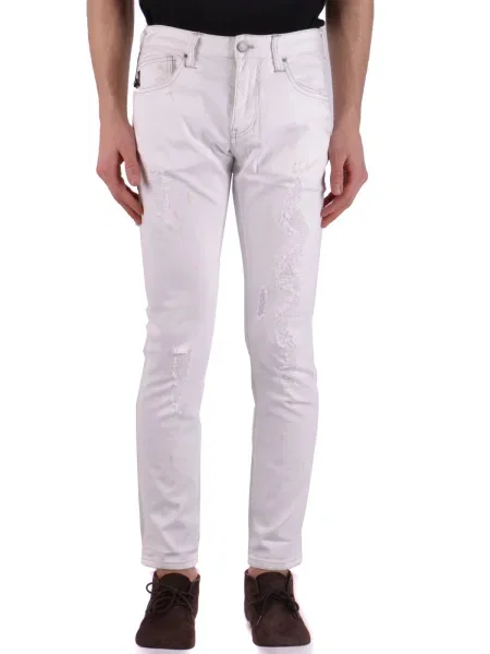 Kavbojke Armani bela