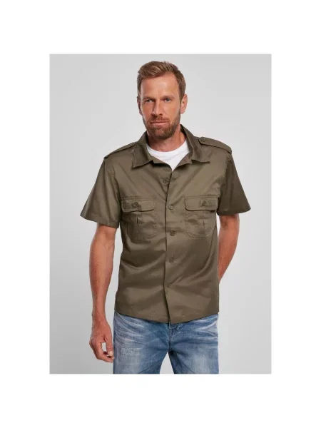 Риза Brandit кафяво