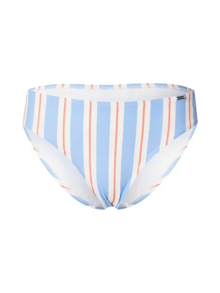 Lindex Slip costum de baie Bella albastru deschis / portocaliu închis alb