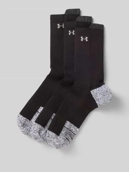 Skarpety z elastycznym pasem w zestaw 3 szt. Under Armour czarne