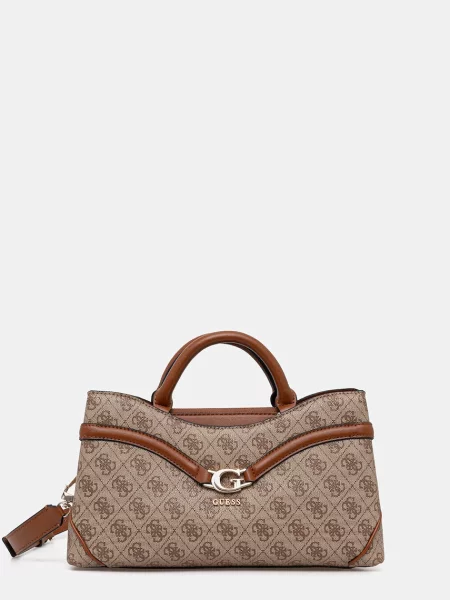 Guess torebka DEA beżowy