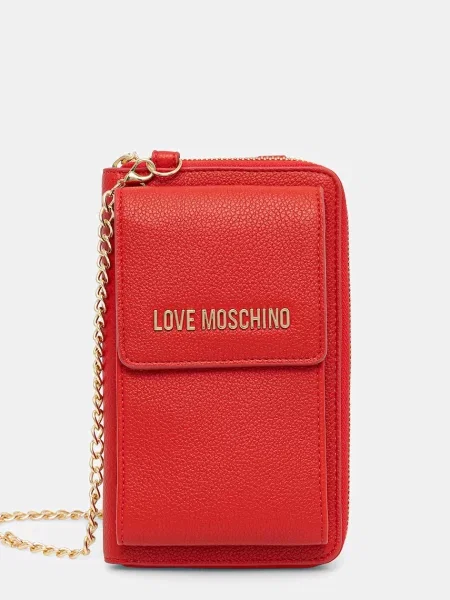 Портмоне Love Moschino червено