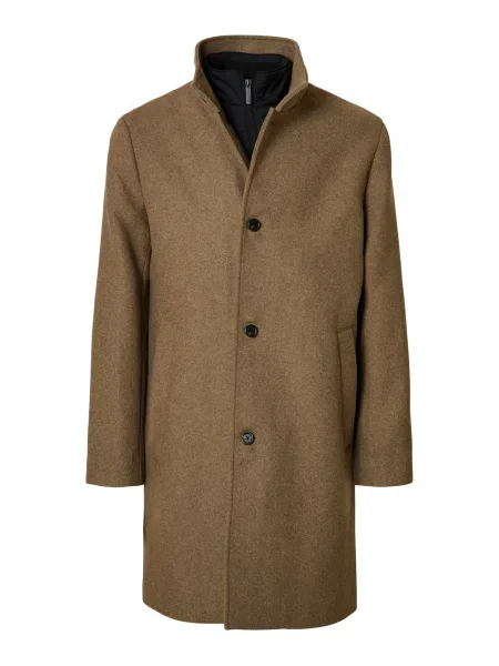 SELECTED Prehoden plašč SLHRAINAR temno siva