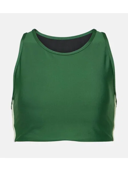 Sutien The Upside din țesătură twill verde