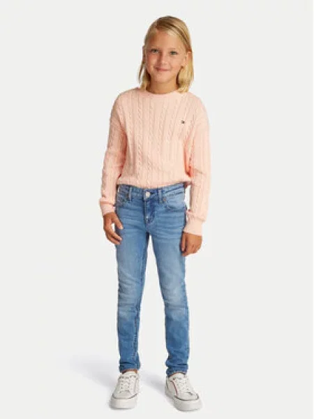 Tommy Hilfiger Džinsai Nora Skinny Fit mėlyna