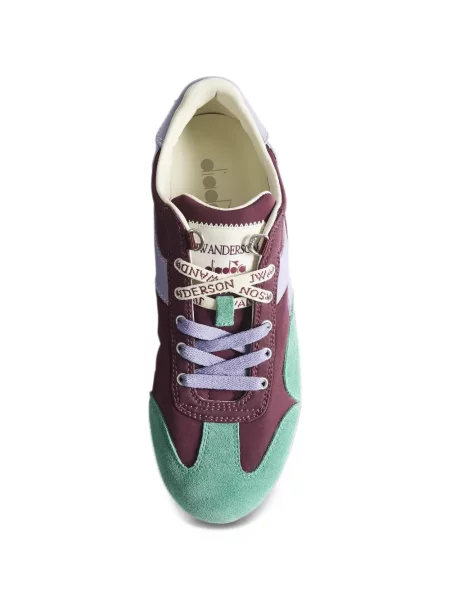 Sneakerși Jw Anderson X Diadora din piele de căprioară roșu