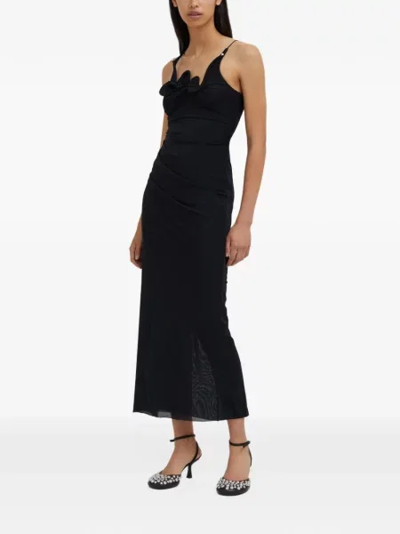 Rochie midi Christopher Esber negru