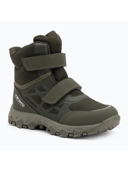 Viking Footwear Track Warm Waterproof 2V oliva színű gyermek csizma. Méret: 33 EU zöld