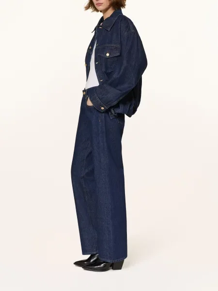 7 For All Mankind Jeansy Kobieta Jeansy o prostym krojuy niebieski