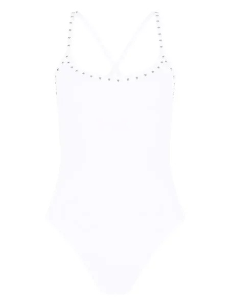 Бански Let's Swim с шипове бяло