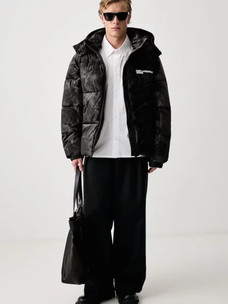 Karl Lagerfeld Jeans jachetă pentru bărbați negru
