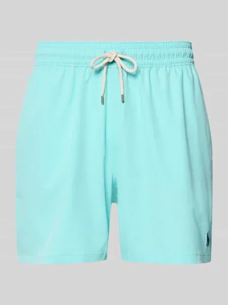 Kąpielówki Polo Ralph Lauren Underwear z siateczką z siateczki niebieskie