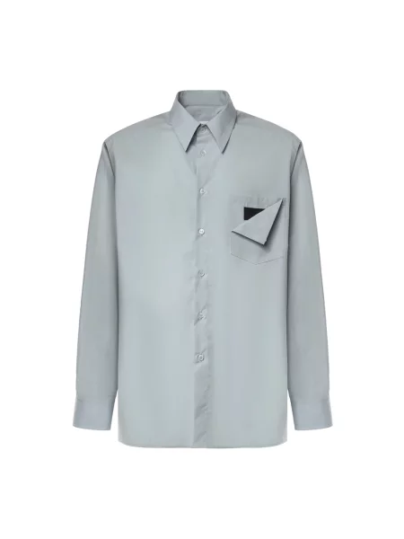 Koszula Mm6 Maison Margiela casual niebieska