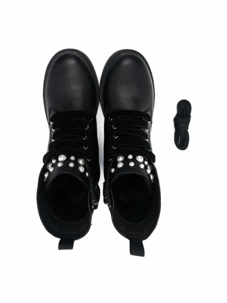 Buty do kostki dziecięce Geox czarne