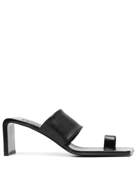 Sandale Jil Sander din piele negru