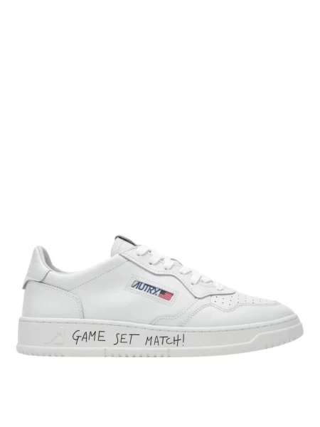 Sneakersy Autry skórzane białe