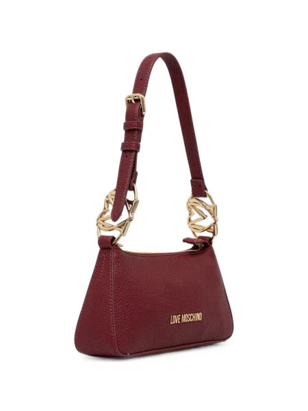 Шопинг чанта Love Moschino с автограф червено