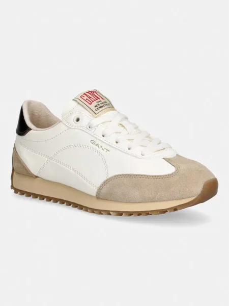 Gant Beja sneakers pentru femei din piele alb