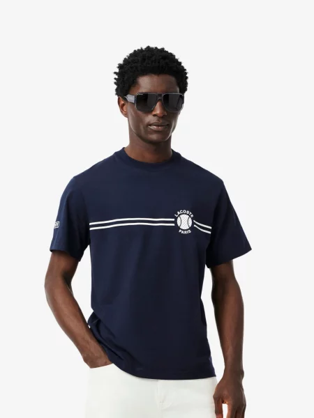 Футболка Lacoste блакитна