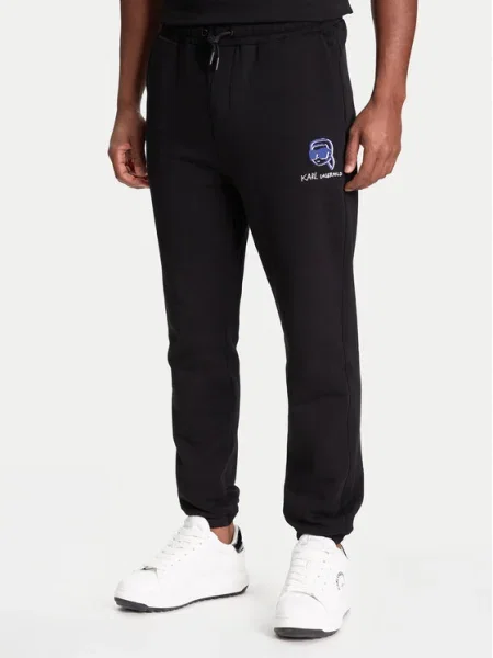 KARL LAGERFELD Pantaloni trening negru
