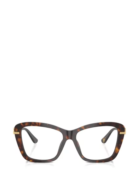 Ochelari de soare ochi de pisică Dolce & Gabbana Eyewear cu autograf maro