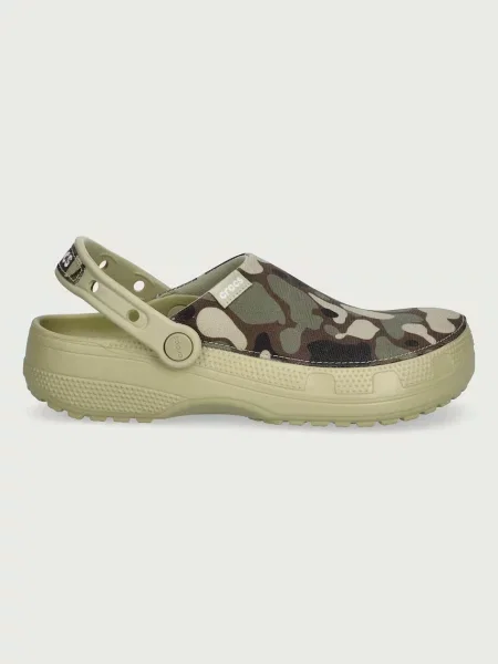 Crocs șlapi pentru bărbați Classic Crafted Camo Clog verde
