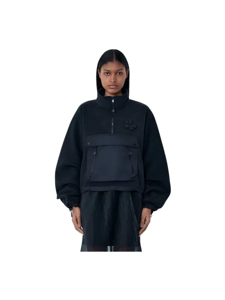 Anorak Cecilie Bahnsen polarowa czarna