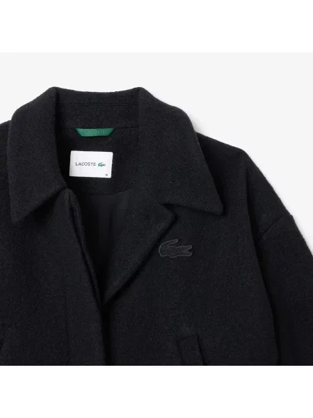 Lacoste куртка Oversize Fit чорна