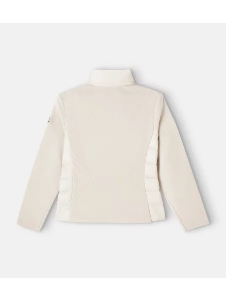 Pūkinė striukė Moncler Enfant smėlinė