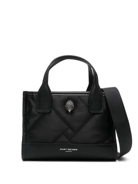 Shopper kabelka Kurt Geiger London s aplikacemi černá