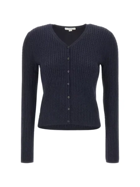 Cardigan Vince tricotate albastru