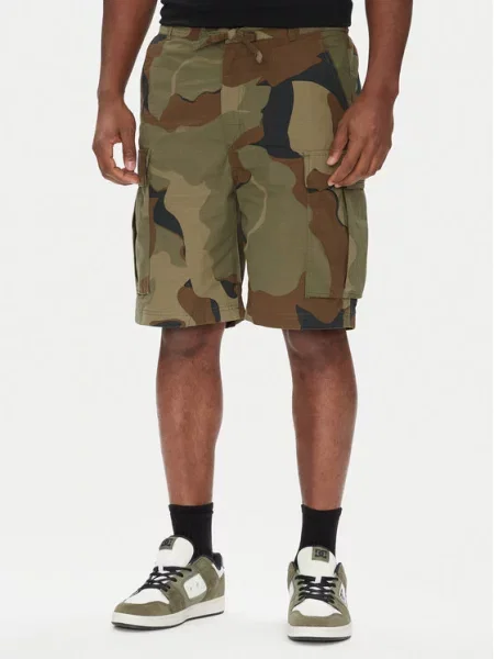 DC Šortky z materiálu Tundra zelená