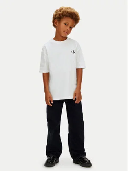 Dětské tričko Calvin Klein Jeans bílé