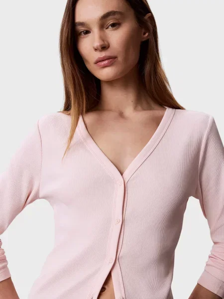 Дитячий кардиган Calvin Klein Jeans рожевий